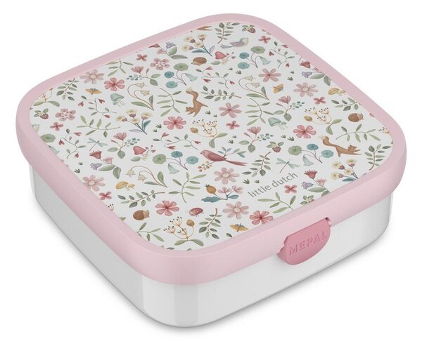 Portapranzo per bambini bianco/rosa in plastica Fairy Wonders by Little Dutch – Mepal