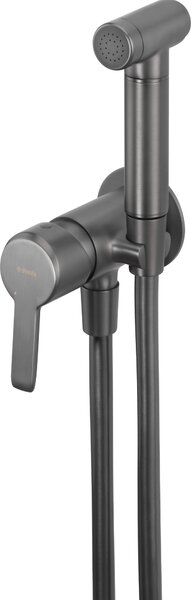 Concealed bidet mixer with bidetta shower head