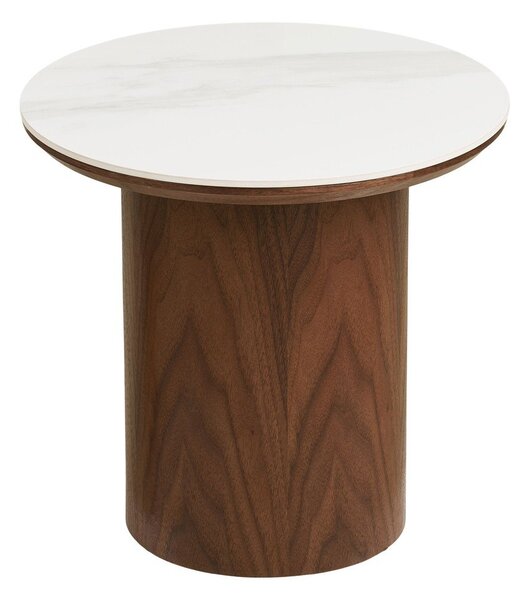Tavolino rotondo con piano in ceramica ø 40 cm Noli – House Nordic