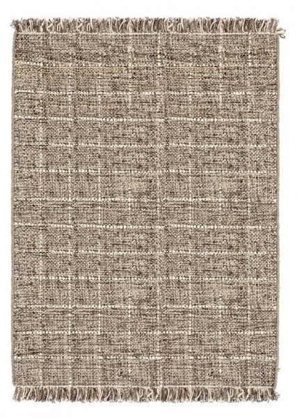 Tappeto 140x200 cm Senuri in Tessuto Marrone