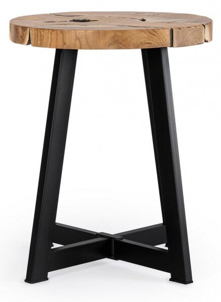Tavolino Ø 40x45 cm Elwood in Legno