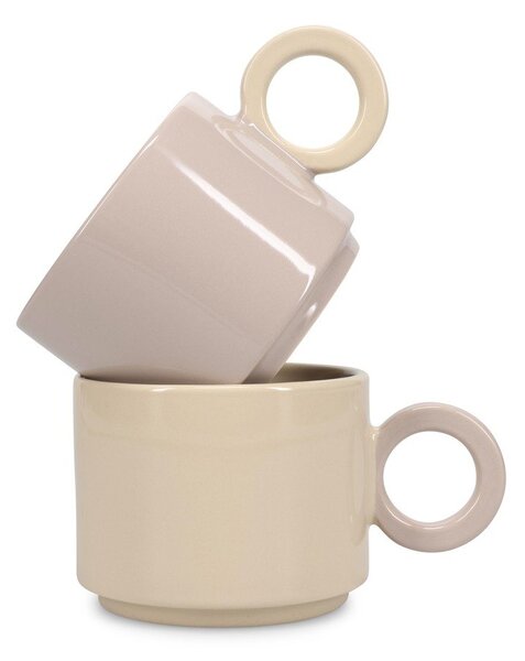 Tazza grigia in gres 280 ml Lou – ONA