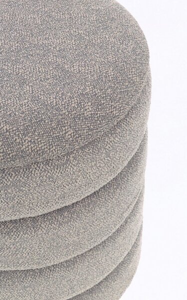 Set 2 Pouf Contenitore Katerina in Bouclè
