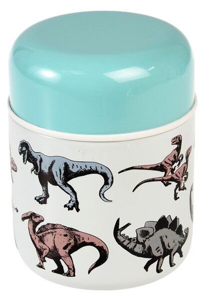 Borraccia termica blu/color crema 280 ml Prehistoric Land – Rex London