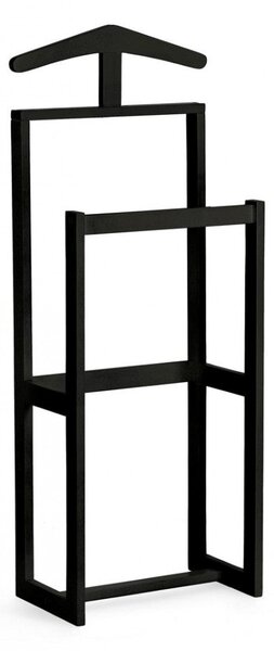 Indossatore Servomuto 40x24x106 cm Daiki in Legno Nero