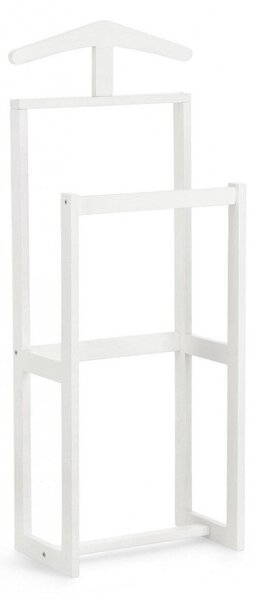 Indossatore Servomuto 40x24x106 cm Daiki in Legno Bianco
