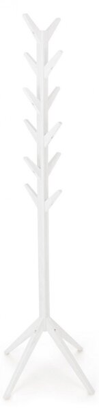 Appendiabiti 60x60x169 cm Daiki in Legno Bianco