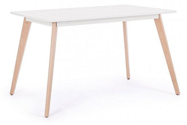 Tavolo Rettangolare Fisso 120x80x74 cm Michelangelo in Legno
