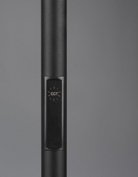 Lampada da terra nera (altezza totale 178 cm) Specter – Reality