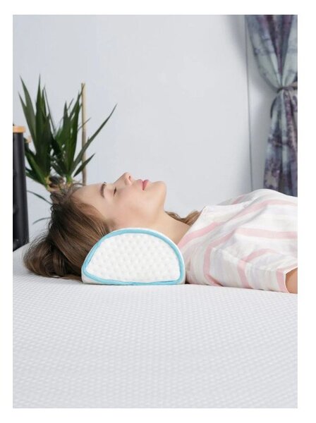Cuscino ergonomico con imbottitura in memory foam 18x42 cm – Mila Home