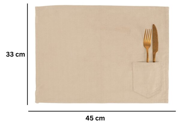 Tovaglietta in tessuto 33x45 cm Velmar – Tiseco Home Studio