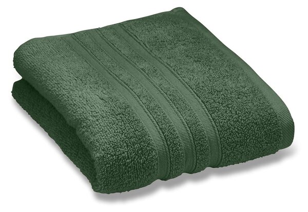 Asciugamano tipo terry verde scuro in cotone 50x85 cm Zero Twist – Catherine Lansfield