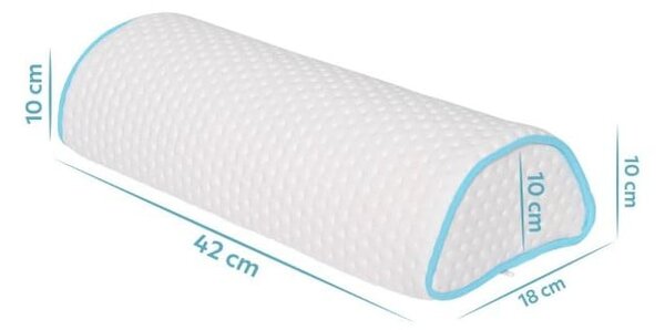 Cuscino ergonomico con imbottitura in memory foam 18x42 cm – Mila Home