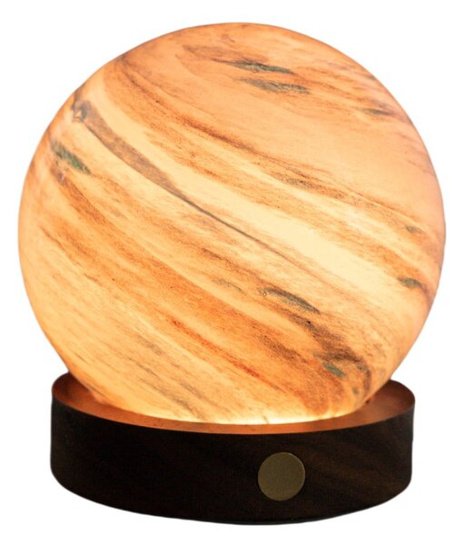 Decorazione luminosa marrone/colore naturale scuro con ricarica USB ø 8 cm Polar Cloud – Gingko