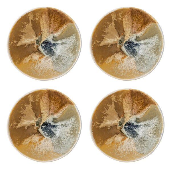 Ciotoline in set color crema in gres 4 pz 525 ml Lacey – Bloomingville