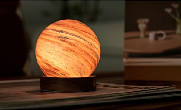 Decorazione luminosa marrone/colore naturale scuro con ricarica USB ø 8 cm Polar Cloud – Gingko