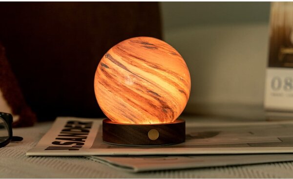 Decorazione luminosa marrone/colore naturale scuro con ricarica USB ø 8 cm Polar Cloud – Gingko