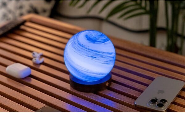 Decorazione luminosa marrone/colore naturale scuro con ricarica USB ø 8 cm Polar Cloud – Gingko