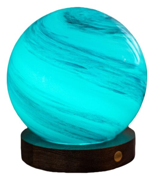 Decorazione luminosa marrone/colore naturale scuro con ricarica USB ø 8 cm Polar Cloud – Gingko