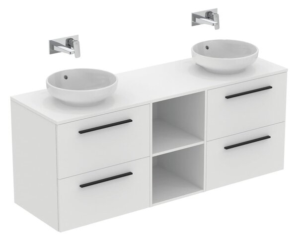 Mobile bagno basso a sospensione in rovere naturale 40x63 cm i.Life B - Ideal Standard