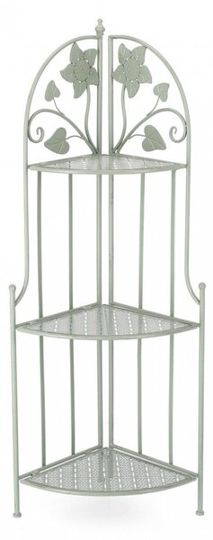 Scaffale Angolare 49x33x126 cm Harriet in Acciaio Salvia