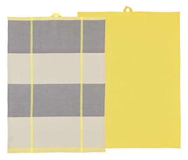 Set di strofinacci in cotone 2 pz 50x70 cm Blocks – Södahl