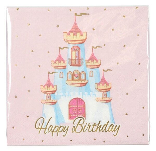 Set di tovaglioli 20 pz 33x33 cm Princess Horse – Homéa