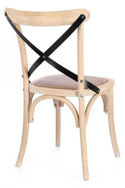 Sedia 50,5x52x87 cm in Rattan