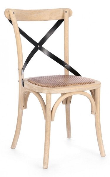 Sedia 50,5x52x87 cm in Rattan