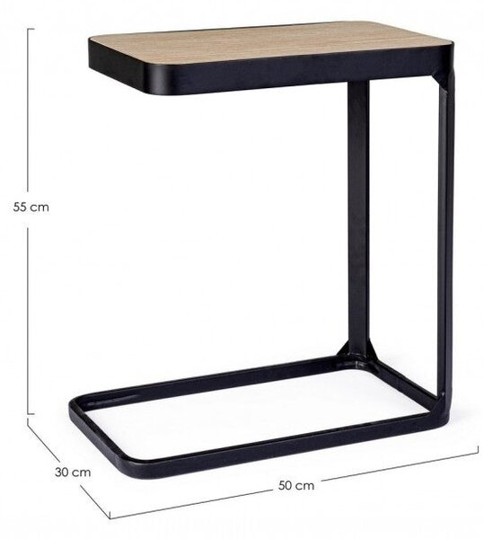 Set 2 Tavolini 50x30x55 cm Everitt in Legno