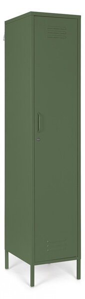 Armadio 1 Anta 46x38x185 cm Cambridge in Acciaio Verde
