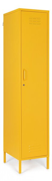 Armadio 1 Anta 38x46x185 cm Cambridge in Acciaio Giallo