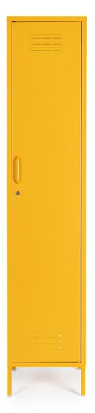 Armadio 1 Anta 38x46x185 cm Cambridge in Acciaio Giallo
