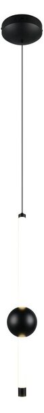 Lampadario LED nero opaco con intensità regolabile Melita – Trio