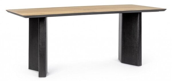 Tavolo Rettangolare Fisso 200x45x85 cm Stanwood in Legno