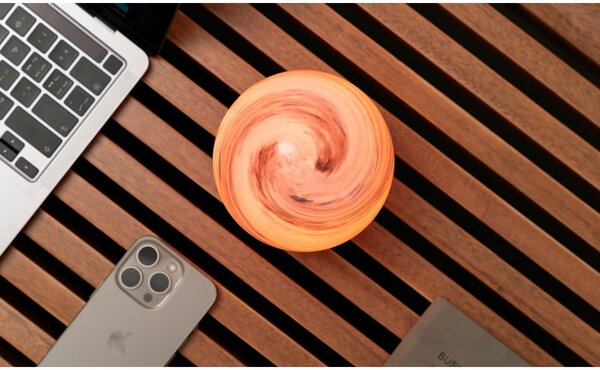 Decorazione luminosa marrone/colore naturale scuro con ricarica USB ø 12 cm Polar Cloud – Gingko