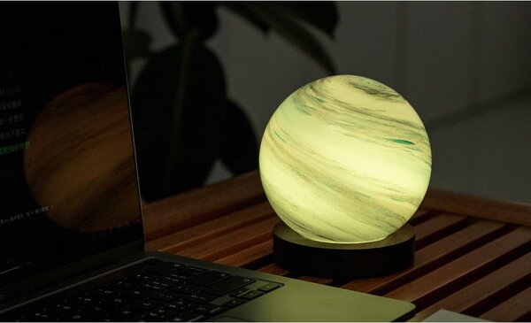 Decorazione luminosa marrone/colore naturale scuro con ricarica USB ø 12 cm Polar Cloud – Gingko
