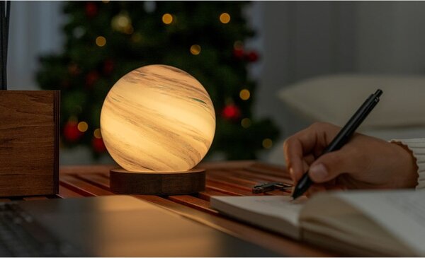 Decorazione luminosa marrone/colore naturale scuro con ricarica USB ø 12 cm Polar Cloud – Gingko