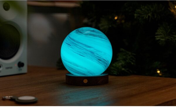 Decorazione luminosa marrone/colore naturale scuro con ricarica USB ø 12 cm Polar Cloud – Gingko