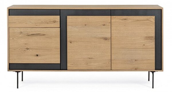 Credenza 3 Ante 1 Cassetto 160x40x85 cm Stanwood in Legno
