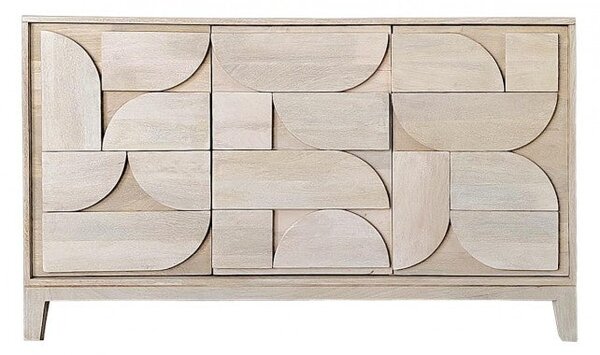 Credenza 3 Ante 145x42x85 cm Archita in Legno