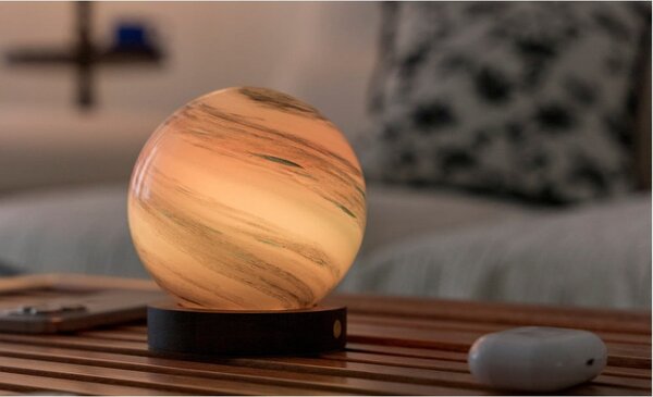Decorazione luminosa marrone/colore naturale scuro con ricarica USB ø 12 cm Polar Cloud – Gingko