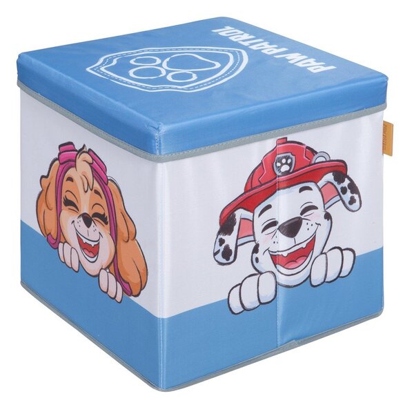 Organizer per giochi da bambino in tessuto 30x30x30 cm Paw Patrol – Roba