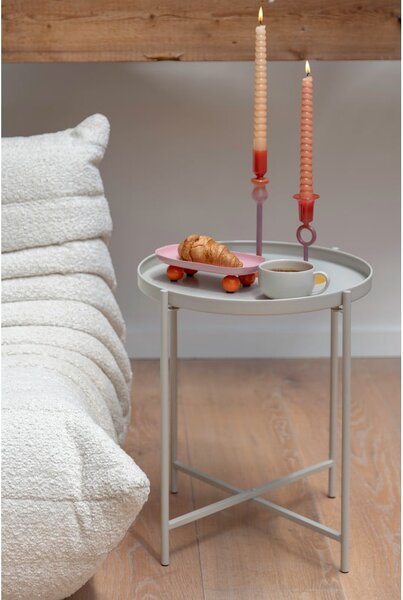 Tavolino rotondo in metallo ø 40 cm Meseta – Leitmotiv