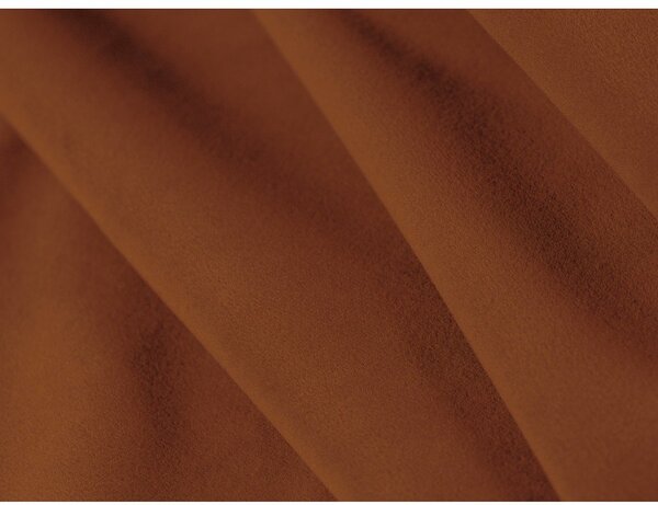 Letto matrimoniale imbottito color terracotta con contenitore con rete inclusa 140x200 cm Eric – Micadoni
