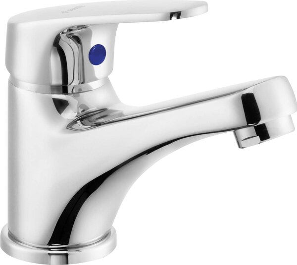 Basin mixer with lever for cold or mixed water