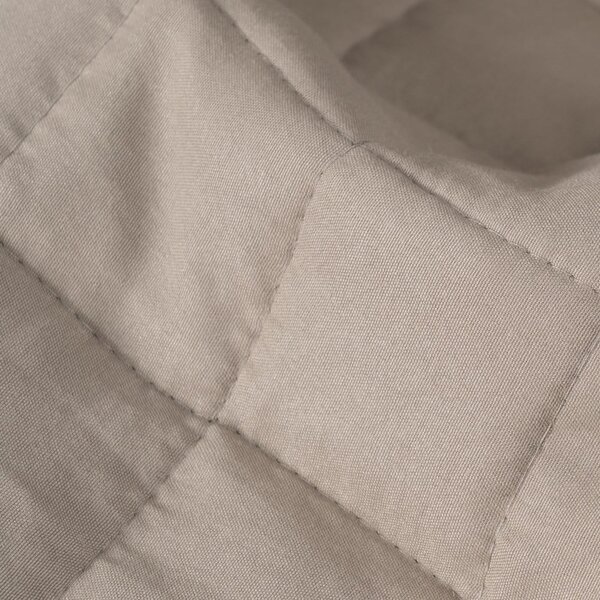 Copriletto beige con rivestimento trapuntato 180x260 cm – Ixia