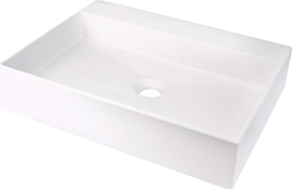 Granite countertop washbasin with space for a tap - 500x400 mm