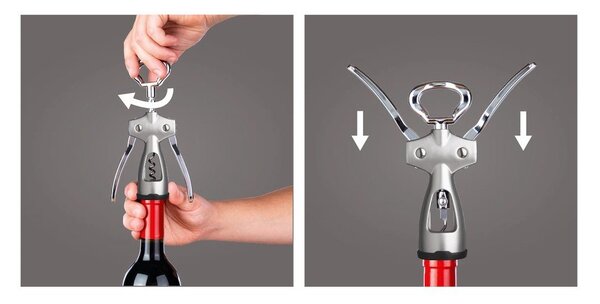 Cavatappi ad ala in acciaio inox – VacuVin