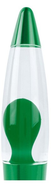 Lava lamp verde in vetro (altezza totale 35,5 cm) Funky Rocket Lava – Leitmotiv